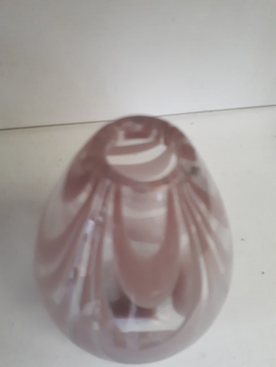 Image 1 of Garland glass vase purple