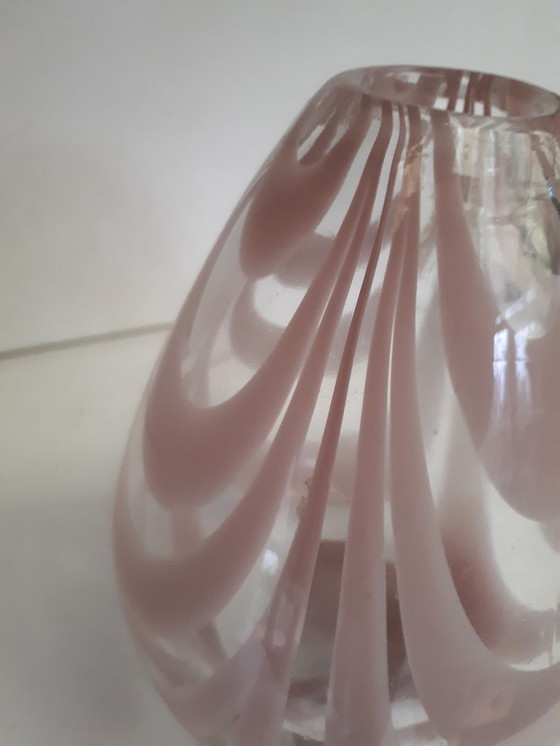 Image 1 of Garland glass vase purple