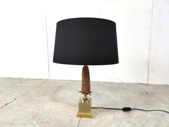 Image 1 of Lampada da tavolo vintage in mais francese, anni '70