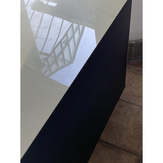 Image 1 of Coppia di cassettiere laccate e specchio vintage, 1980