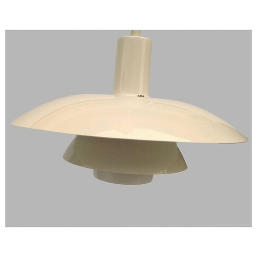 Vintage metal pendant lamp model 117077 by Poul Henningsen for Louis Poulsen, 1970s