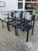 Harness leather chairs from the 1980s