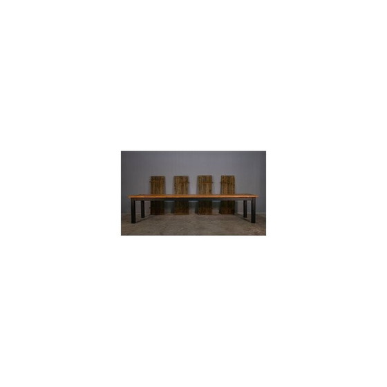 Image 1 of Vintage table in brushed spruce by Maxvintage Sas