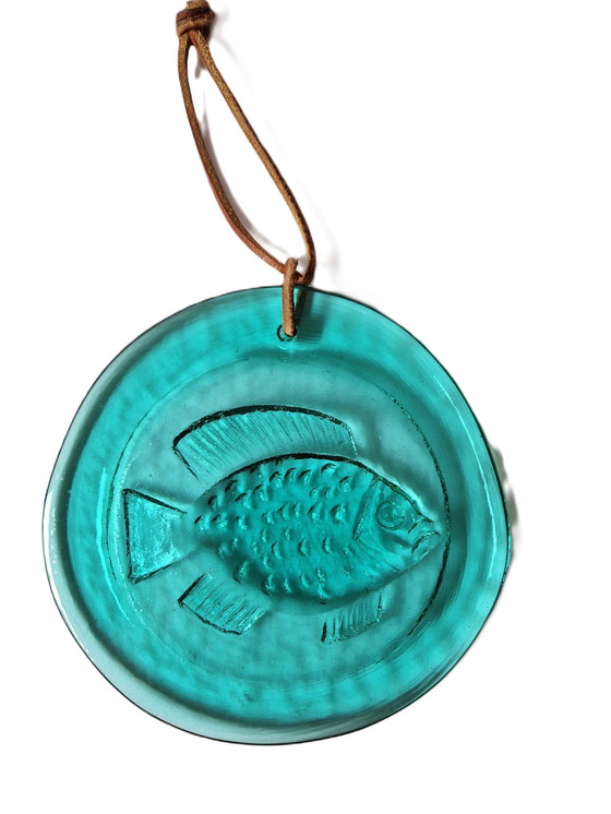 Image 1 of Lindshammar - Window Hanger / Sun Catcher With Fish By Christer Sjögren