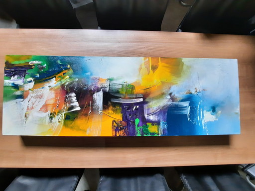 William Malucu Painting 120 X 40 X 8