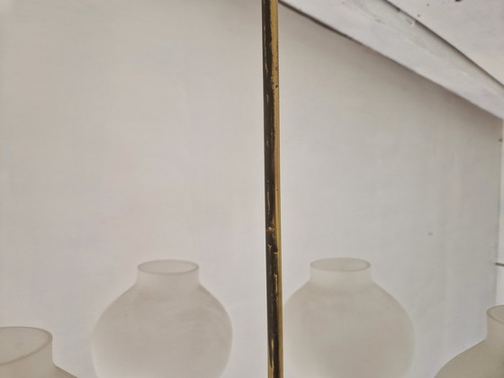 Image 1 of Mid Century Tulip Glass Chandelier