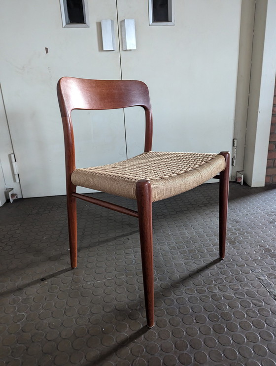 Image 1 of 4X J.L.Moller Model 75 Chair For Niels Otto Moller