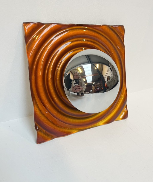 Ceramic Wall Lamp From Pan International, 1980'S