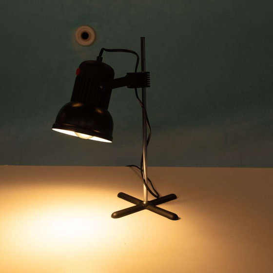 Image 1 of Postmodern desk lamp Erco, minimalist black desk light