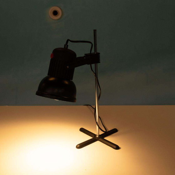 Image 1 of Postmodern desk lamp Erco, minimalist black desk light