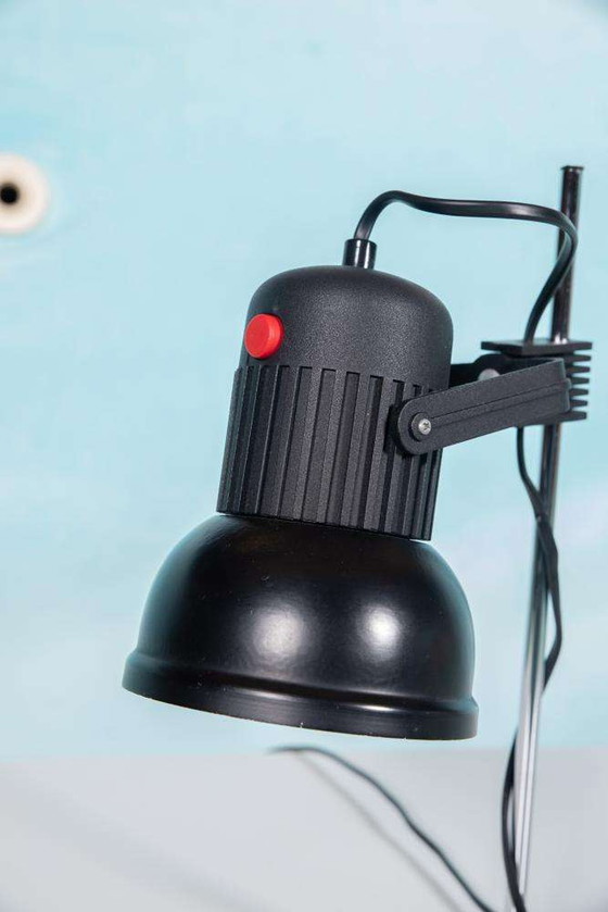 Image 1 of Postmodern desk lamp Erco, minimalist black desk light