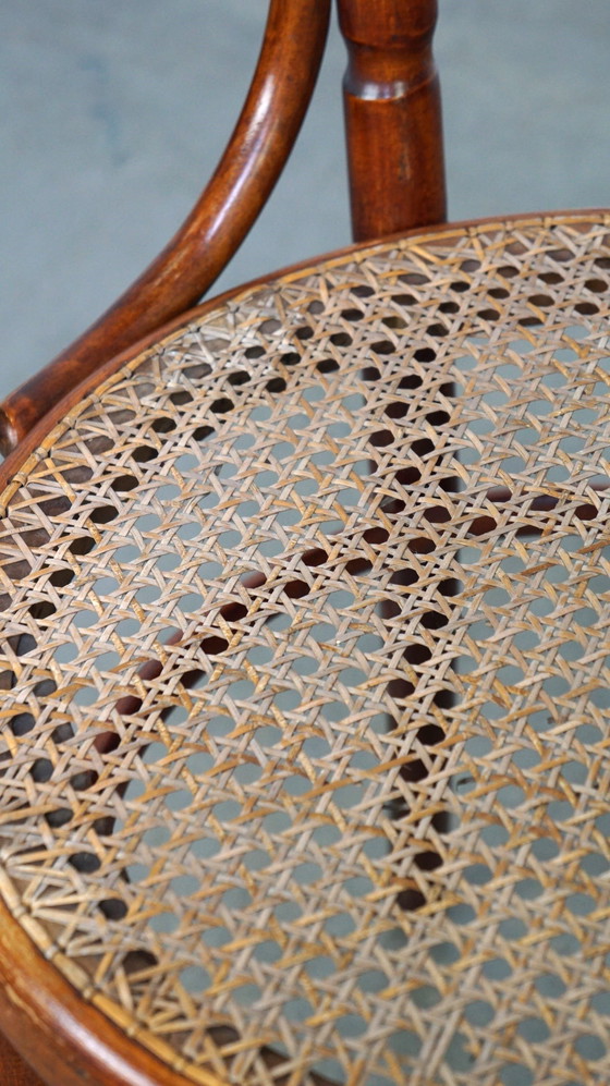 Image 1 of Thonet Chair With Wicker Seat