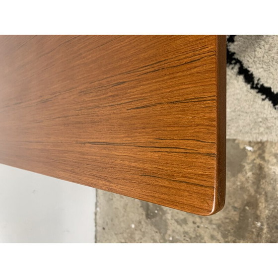 Image 1 of Vintage extending dining table in teak veneer, Denmark 1960