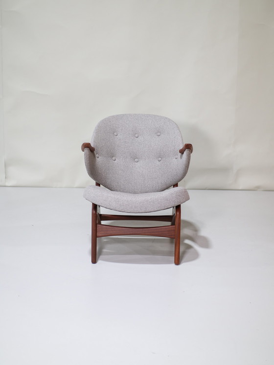 Image 1 of Carl Edward Matthes 33 fauteuil danois années 1950