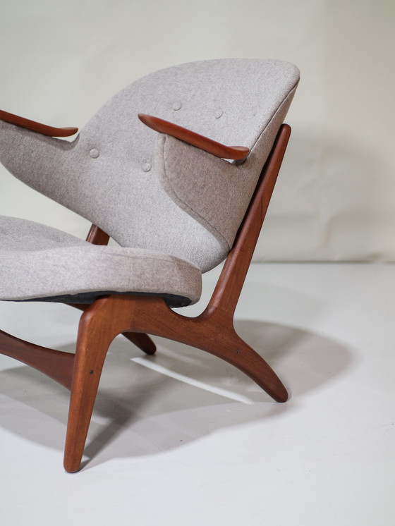 Image 1 of Carl Edward Matthes 33 fauteuil danois années 1950