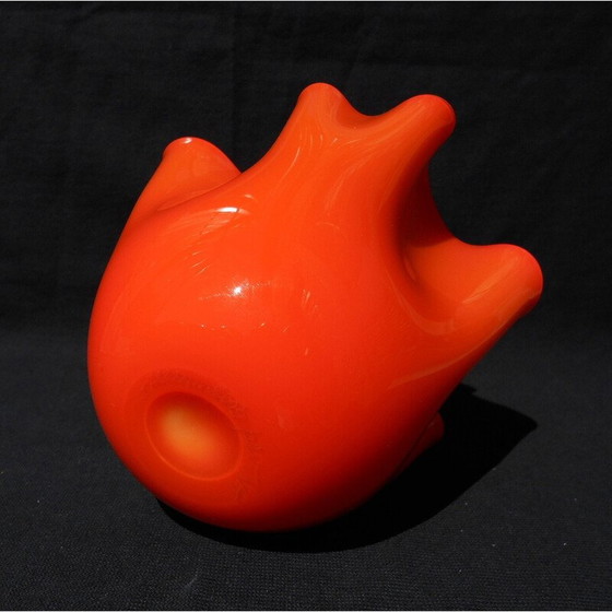 Image 1 of Vintage Fazzoletto vase in Murano glass by Fulvio Bianconi for Venini, Italy 2003