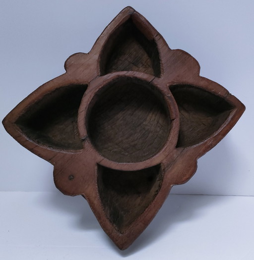 Antique Sculptural Wood Pocket