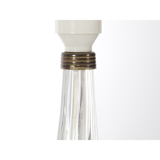 Image 1 of Coppia di lampade da tavolo vintage in cristallo di Carl Fagerlund per Orrefors