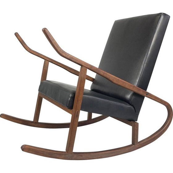 Image 1 of Vintage rocking chair, Czechoslovakia 1970