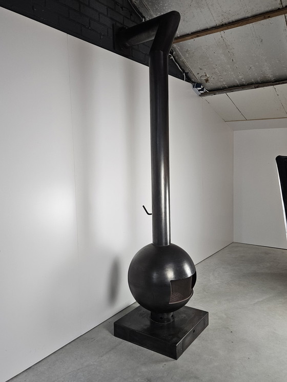 Image 1 of Stufa a sfere brutalista d'epoca Dries Kreijkamp