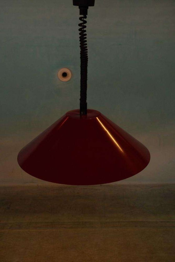 Image 1 of Vintage Danish design pendant lamp, Horn minimalist pendant 70s