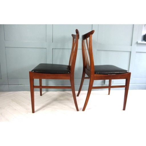 Set of 5 mid century G-plan Brasillia dining chairs