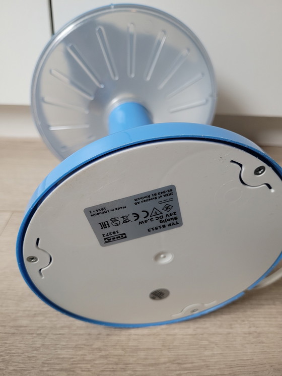 Image 1 of Lampada vintage Ikea SKOJIG Mushroom Cloud blu di Henrik Preutz