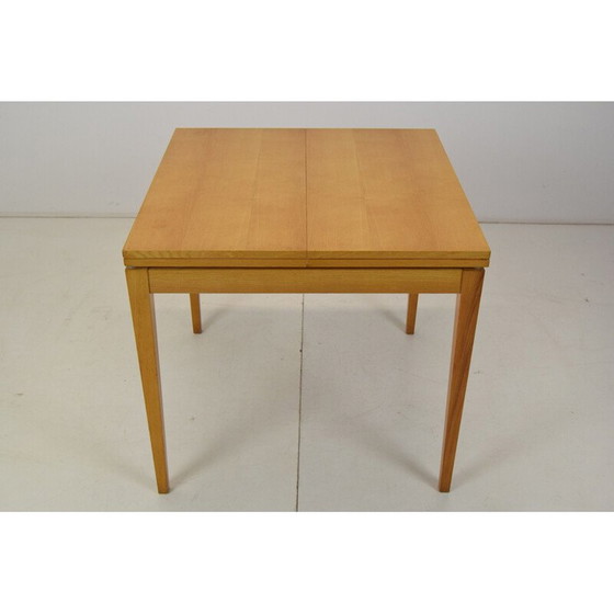 Image 1 of Mid-century folding wood table, Czechoslovakia 1970s