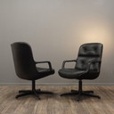 2x Comforto swivel armchair