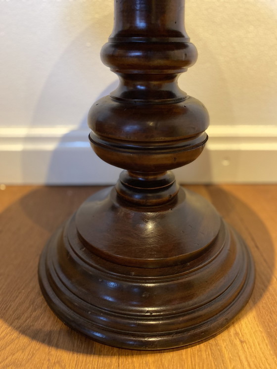 Image 1 of Antique Walnut Side Table/Plant Table