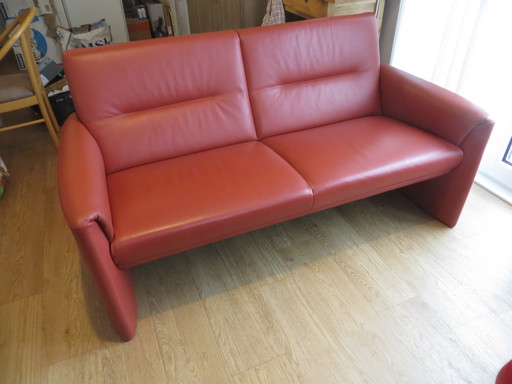 Terracotta Leolux Boavista 2.5 Seater Sofa