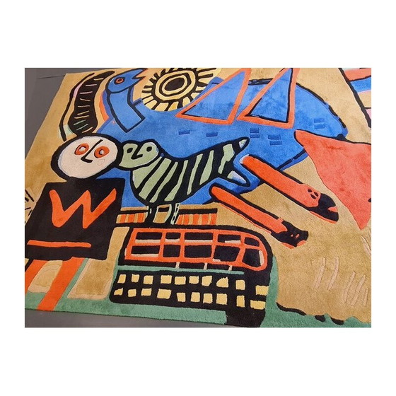 Image 1 of Tappeto vintage Corneille Paesi Bassi anni '80