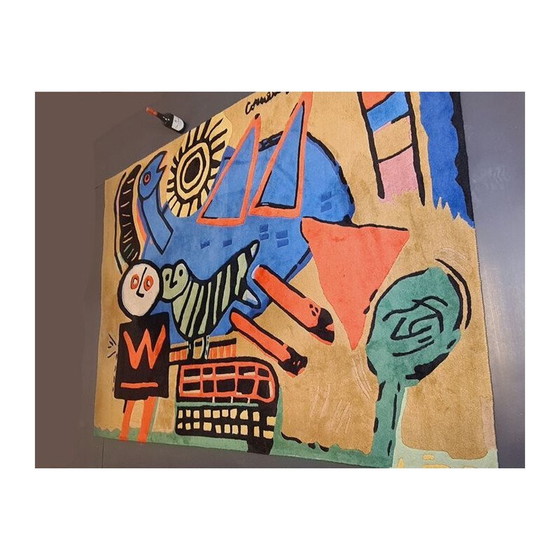 Image 1 of Tappeto vintage Corneille Paesi Bassi anni '80