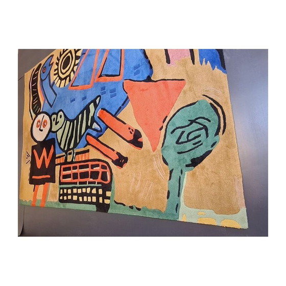 Image 1 of Tappeto vintage Corneille Paesi Bassi anni '80