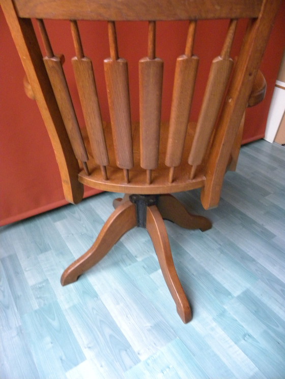 Image 1 of Oak Office Chair