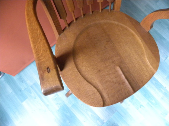 Image 1 of Oak Office Chair