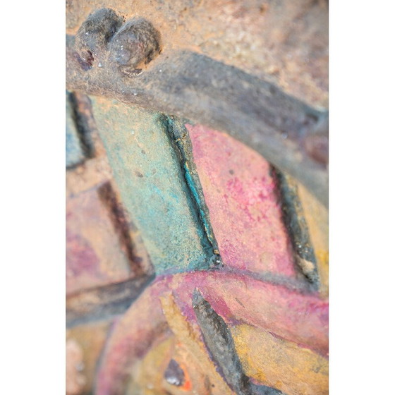 Image 1 of Lot of 5 vintage resin paintings, 1990