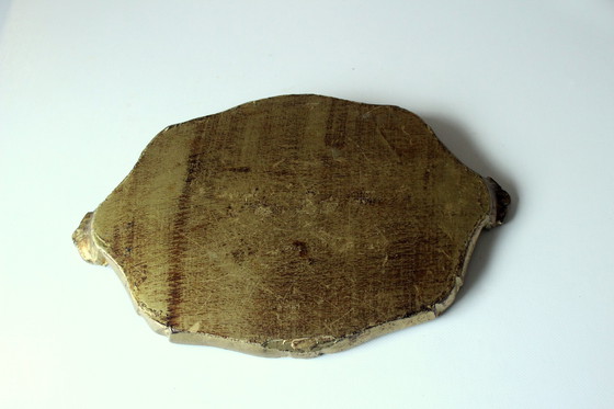 Image 1 of 1960S Florentine serving tray wood - Cocktail tray - Vintage