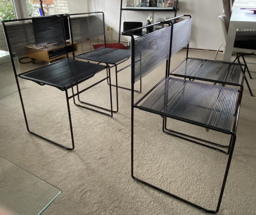 4 sillas Cmp Padua Italia Fly Line Spaghetti