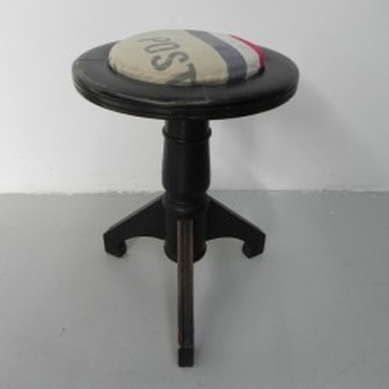 Image 1 of Art Deco piano stool on tripod 