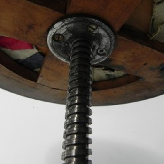 Image 1 of Art Deco piano stool on tripod 