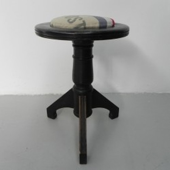 Image 1 of Tabouret de piano Art Déco sur trépied