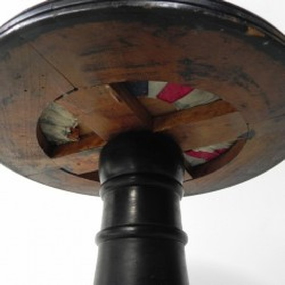 Image 1 of Art Deco piano stool on tripod 