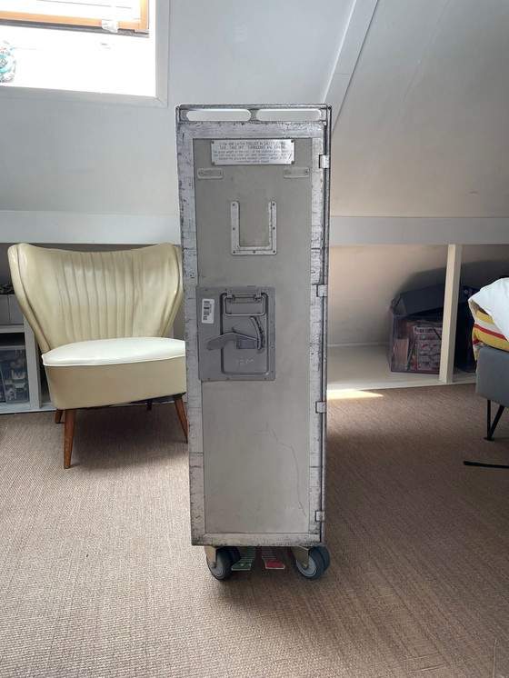 Image 1 of Vintage Airplane Trolly As Storage Furniture