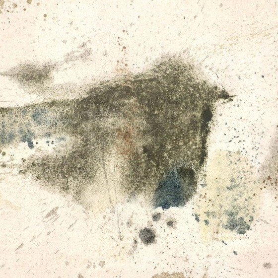 Image 1 of Vintage oil on canvas painting by René Allio, France 1961