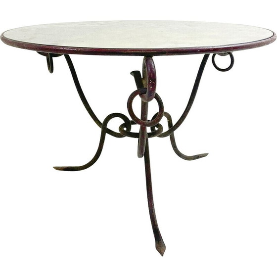 Image 1 of Tavolino vintage Art Déco di René Drouet, Francia 1940
