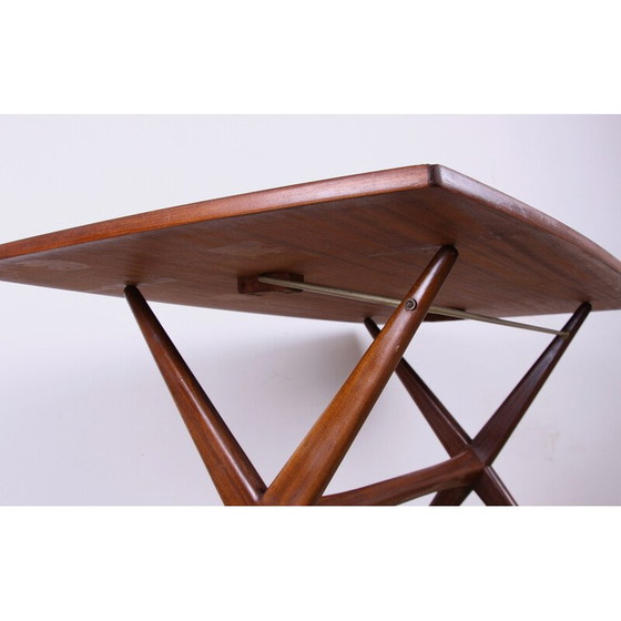 Image 1 of Scandinavian vintage teak high and low table, 1960