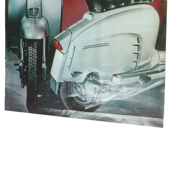Image 1 of Pubblicità su poster vintage della Lambretta