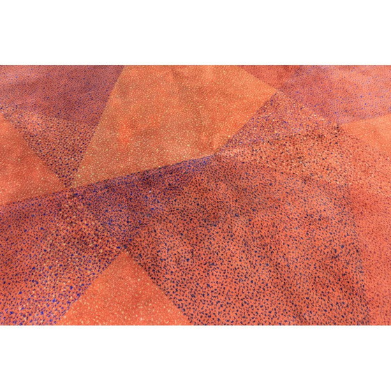 Image 1 of Vintage geometric wool rug, 1970