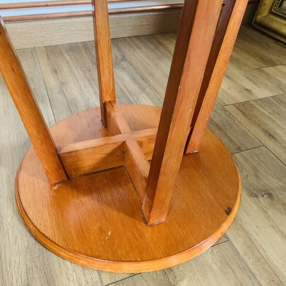Image 1 of Vintage 2-tier pedestal table, 1960
